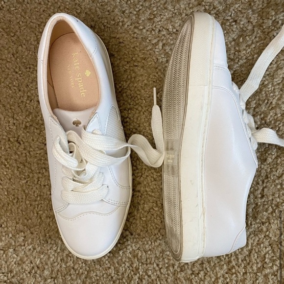 Kate Spade Fez Sneakers Optic White Size 6 - Picture 5 of 5